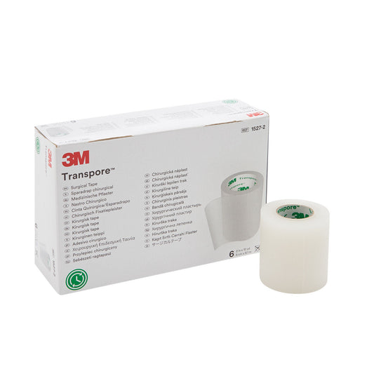 3M™ Transpore™ Plastic Medical Tape, 2 Inch X 10 Yard, Transparent, 60/Cs