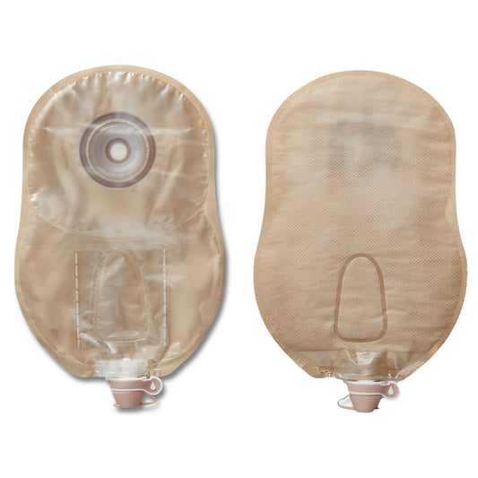 Premier™ 84890 One-Piece Ultra Clear Urostomy Pouch, Pre-cut to Fit 13 mm Stomas, 5/BX