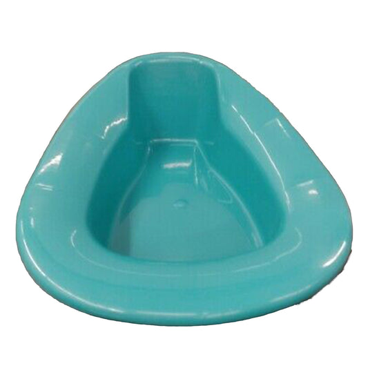 Stackable Bedpan, Turquoise, 2 Quart Capacity, 50/Cs