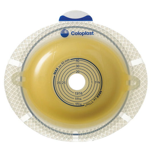SenSura® Flex Xpro Convex Light Ostomy Barrier, Trim to fit 15 – 43 mm, Red, 5/BX