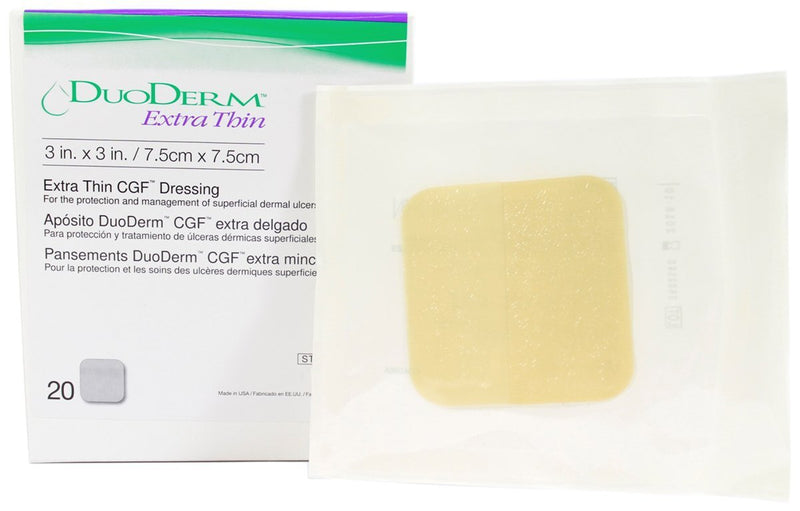DUODERM® EXTRA THIN HYDROCOLLOID DRESSING, 6 X 7 INCH TRIANGLE, SOLD AS 10/BOX CONVATEC 187903