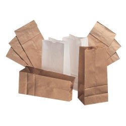 Brown Kraft Paper Bag, 7.06 x 4.5 x 13.75 Inch, 500/PK