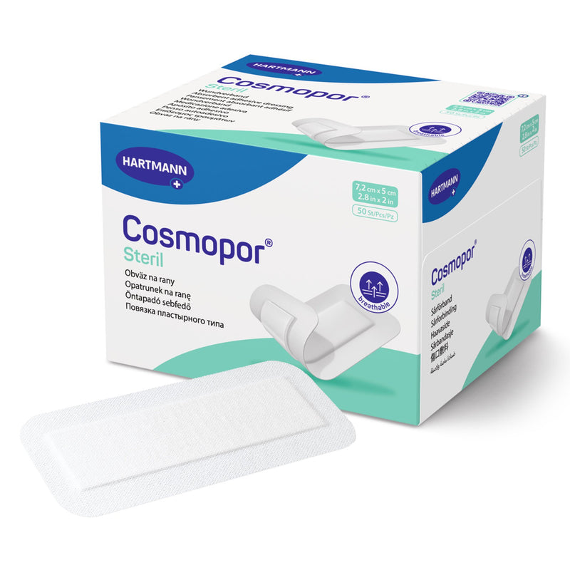 COSMOPOR® ADHESIVE DRESSING, 2 X 2-4/5 INCH, SOLD AS 50/BOX HARTMANN 900800