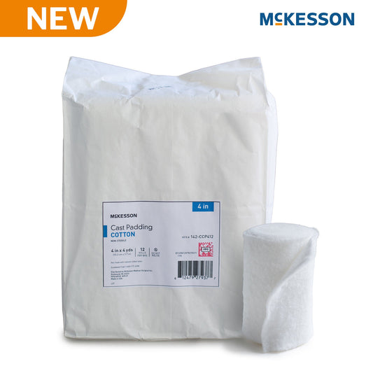 Padding, Cast Cotton 4"X4Yd (12Rl/Bg 12Bg/Cs), 144/Cs