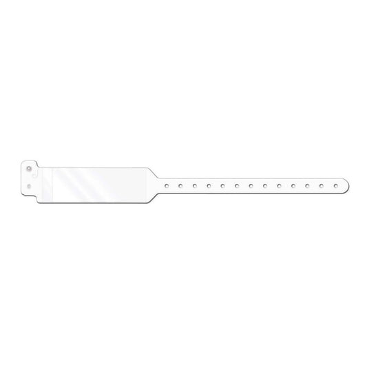 Conf-Id-Ent™ Identification Wristband With Shield, 11-3/4 Inch X 1-1/4, White, 500/Cs