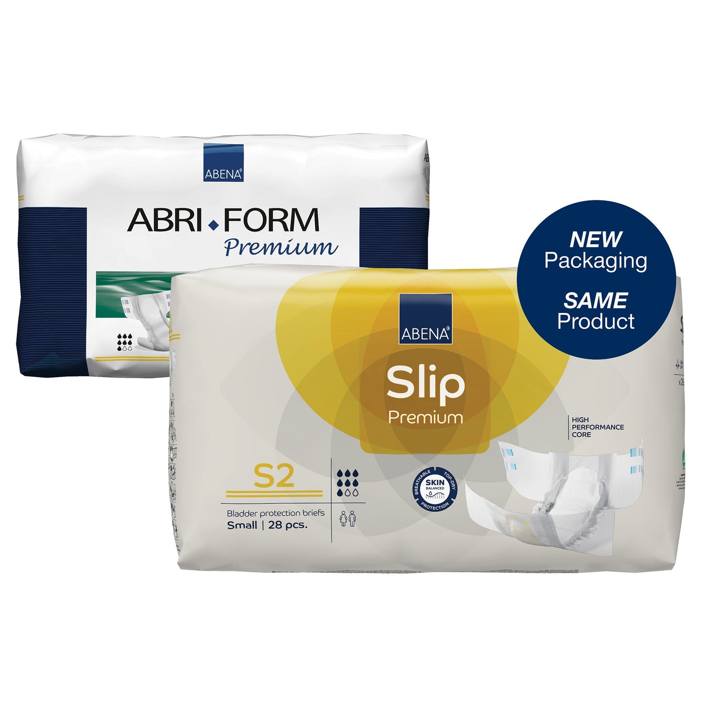 Abena Slip Premium S2 Incontinence Brief, Small 28/PACK -1000021281