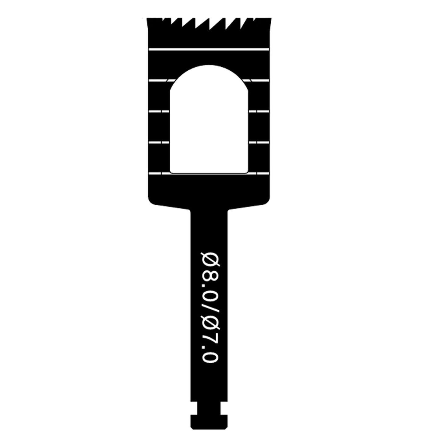 B80 Implant Trephine Bur Drill 8mm/7mm Osung - THB80 - Osung USA