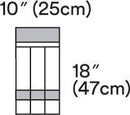 3M™ Steri-Drape™ Instrument Pouch Drape, Two Pocket, 7 x 11 Inch, 10/BX