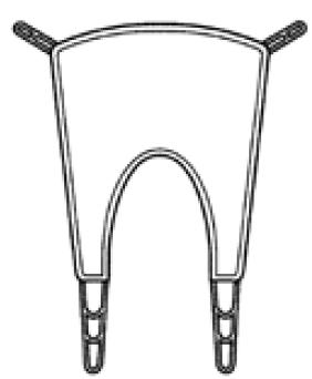 SLING, PATIENT LIFT XLGJRNFUR, 1/EA
