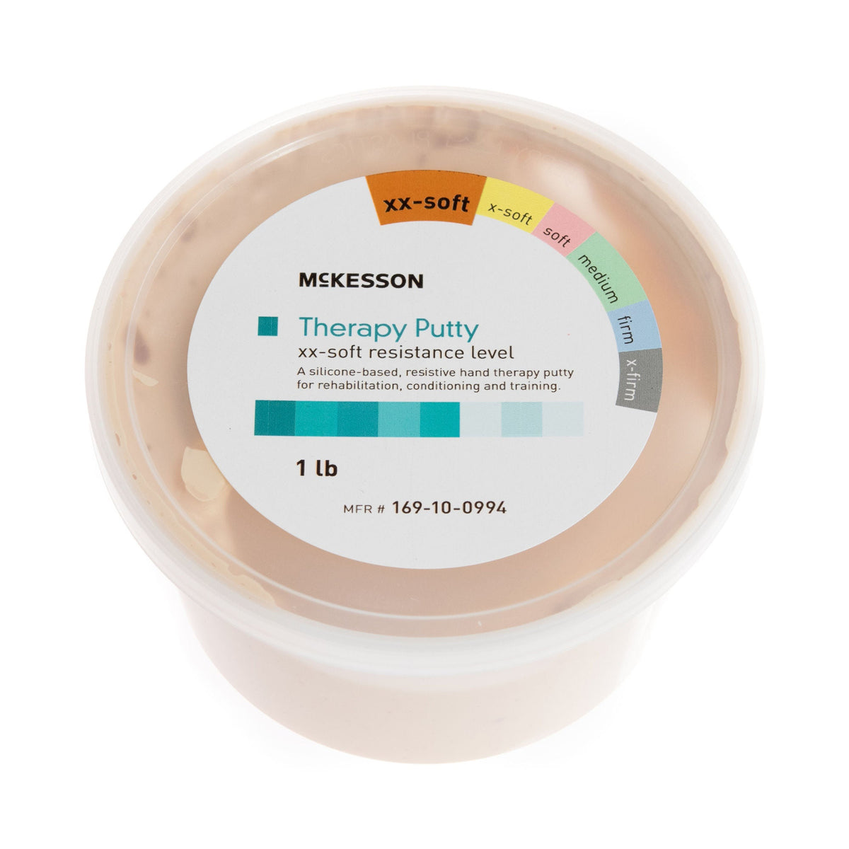 Mckesson Therapy Putty, Tan, 2X-Soft, 1 Lb. Container, 1/Ea