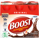 BOOST® ORIGINAL CHOCOLATE BALANCED NUTRITIONAL DRINK, 8-OUNCE BOTTLE, SOLD AS 24/CASE NESTLE 00041679675366