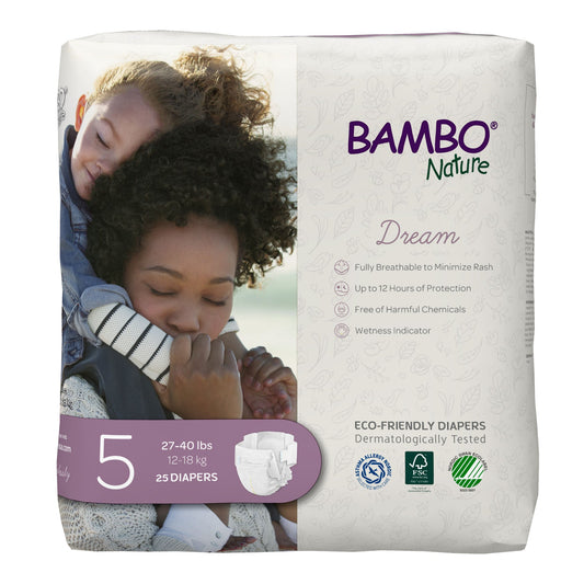 Bambo® Nature Diaper, Size 5, 25/BG