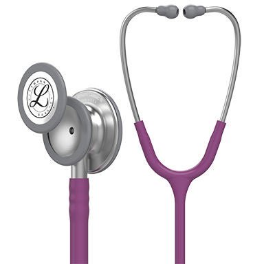M Littmann® Classic Iii™ Monitoring Stethoscope, Plum, 27", Single Lumen 1-Tube, 1/Ea