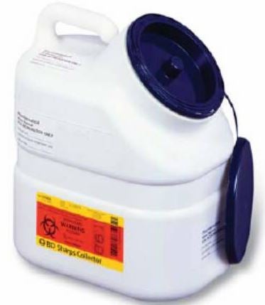 Pharmaceutical Waste Container, 3 Gallon, 12 x 10-1/2 x 7-1/2 Inch, 1/EA