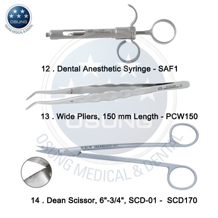 Basic Dental Implant Surgery Kit - C - 1036 - Osung USA