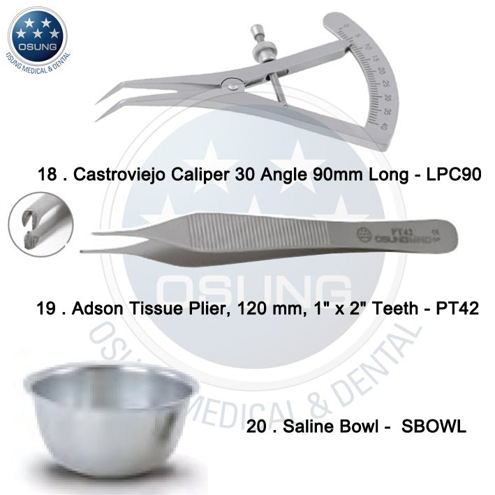 Basic Dental Implant Surgery Kit - C - 1036 - Osung USA