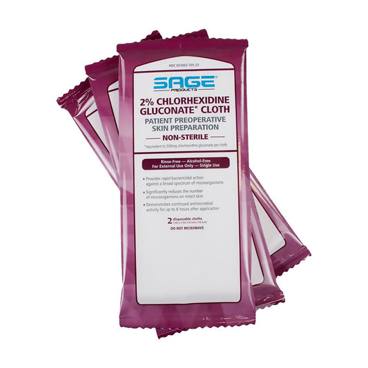 Sage® Surgical Scrub Wipe, 24/BX