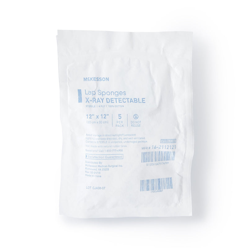 MCKESSON LAPAROTOMY SPONGE, 12 X 12 INCH, SOLD AS 40/CASE MCKESSON 16-2112121