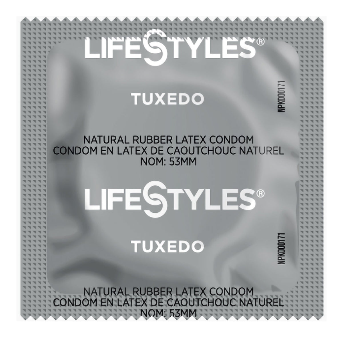 Lifestyles® Tuxedo™ Lubricated Latex Condoms, 1/Cs