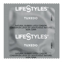 Lifestyles® Tuxedo™ Lubricated Latex Condoms, 1/CS