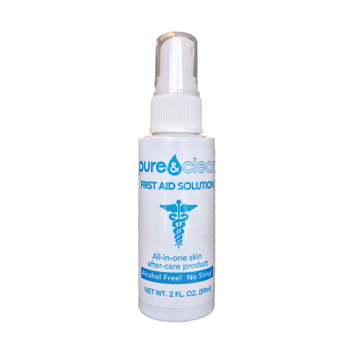 Pure & Clean® Next-Generation Hypochlorous Acid Wound Cleanser, 2-ounce bottle, 24/BX
