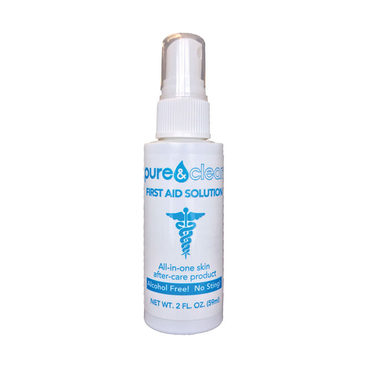 Pure & Clean® Next-Generation Hypochlorous Acid Wound Cleanser, 2-ounce bottle, 24/BX