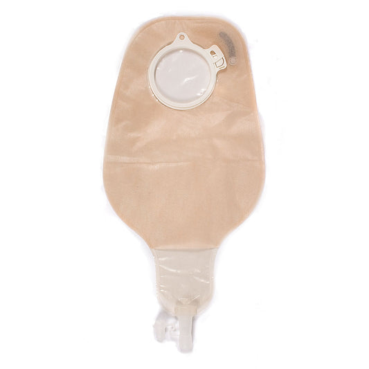 Assura® Two-Piece High Output Transparent Ostomy Pouch, Red Match, 10/BX