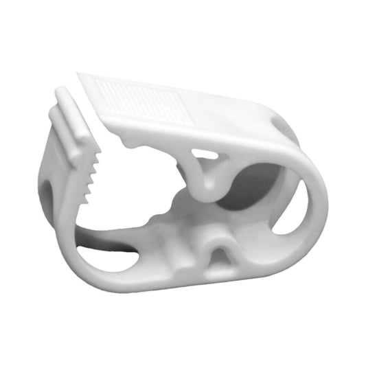 Urocare® Adjustable White Tube Clamp, 50/CS