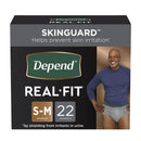 DEPEND® REAL FIT® MAXIMUM ABSORBENT UNDERWEAR, SMALL / MEDIUM, SOLD AS 44/CASE KIMBERLY 50976
