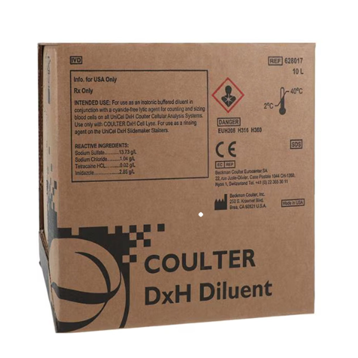 Coulter® DxH™ Reagent for UniCel® DxH™ 800 Coulter® Cellular Analysis System, 1/EA