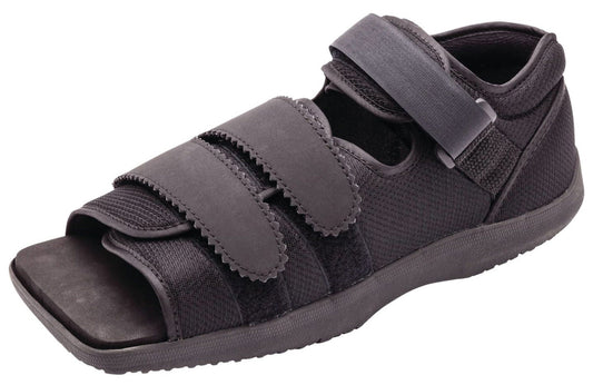 SHOE, POST-OP SQUARE TOE BLK MENS LG (1EA), 1/EA