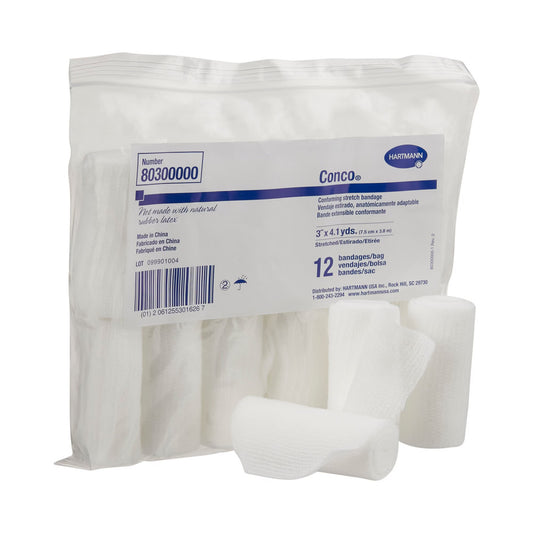 Conco® Conforming Bandage, 3 Inch X 4-1/10 Yard, 1-Ply, 96/Cs