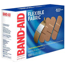BAND-AID® FLEXIBLE FABRIC TAN ADHESIVE STRIP, 1 X 3 INCH, SOLD AS 1200/CASE JOHNSON 100444400