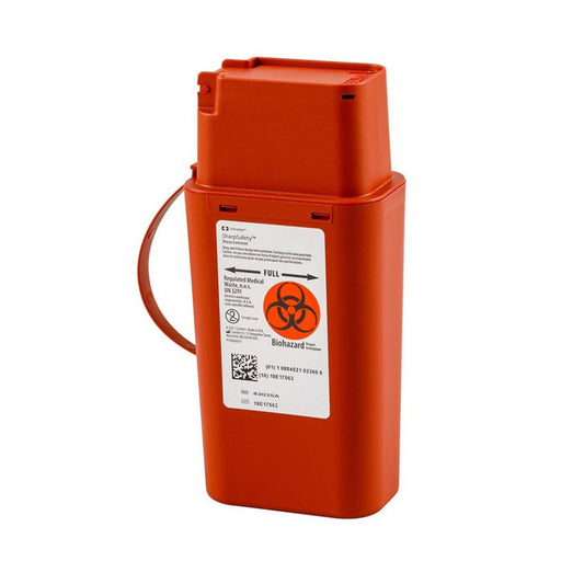 SharpSafety™ Sharps Transport Container, 1 Quart, 8.75 x 2.5 x 4.5 Inch, 20/CS