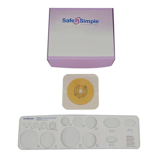 Wafer, Ostomy 2Pc Std Tape Collar Bge 57Mm 2 1/4" (10/Bx), 80/Cs