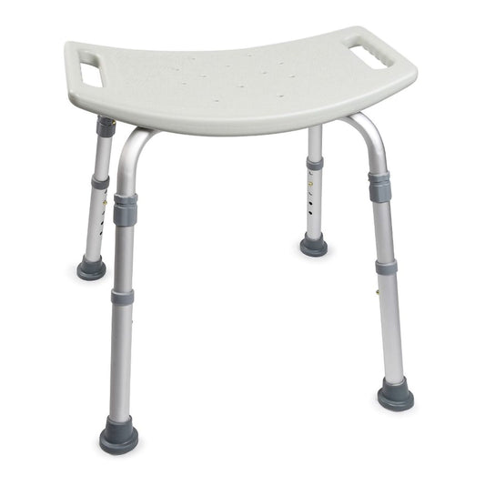 Mckesson Aluminum Transfer Bench, Armless Bath Bench, 300-Lb. Capacity, 1/Ea