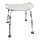 McKesson Aluminum Transfer Bench, Armless Bath Bench, 300-lb. Capacity, 1/EA
