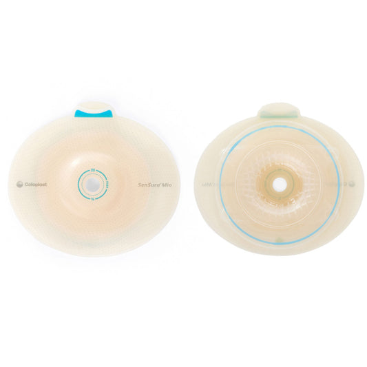 SenSura® Mio Flex Convex Light Barrier, 21 mm Stoma Opening, Red Color Match, 5/BX