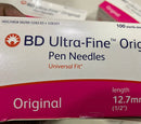 INSULIN PEN NEEDLE, 29G X 12.7MM, 100/SP, 12 SP/CS, SOLD AS CASE EMBECTA 10001371