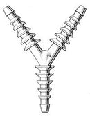 BUSSE HOSPITAL DISPOSABLES TUBING CONNECTOR, SOLD AS 120/CASE BUSSE 509