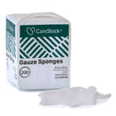 CareStock™ Gauze Sponge, 4 x 4 in. 8-Ply, Medical-Grade Cotton Wound Dressing, 4000/CS