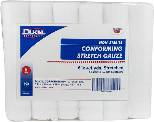 Dukal™ Conforming Bandage, 6 Inch X 4-1/10 Yard, 48/Cs