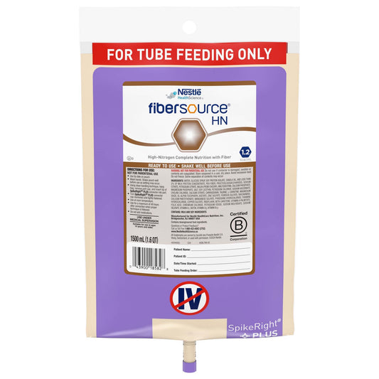Fibersource® HN Tube Feeding Formula, 1.6-quart bag, 1/EA