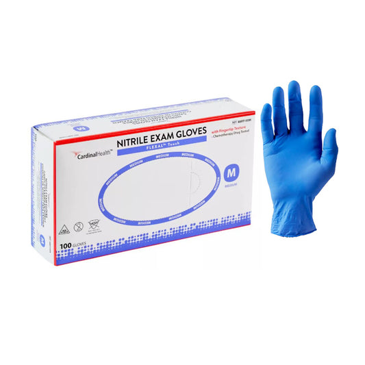 Flexal™ Touch Nitrile Exam Glove, Medium, Blue, 1000/Cs