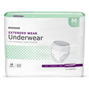 MCKESSON EXTENDED WEAR MAXIMUM ABSORBENCY UNDERWEAR, MEDIUM, SOLD AS 16/BAG MCKESSON UWEXTMD