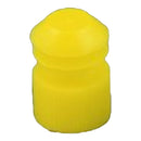 McKesson Flanged Plug Cap, Yellow. Polyethylene, for Use with 13 mm Tubes, 20000/CS