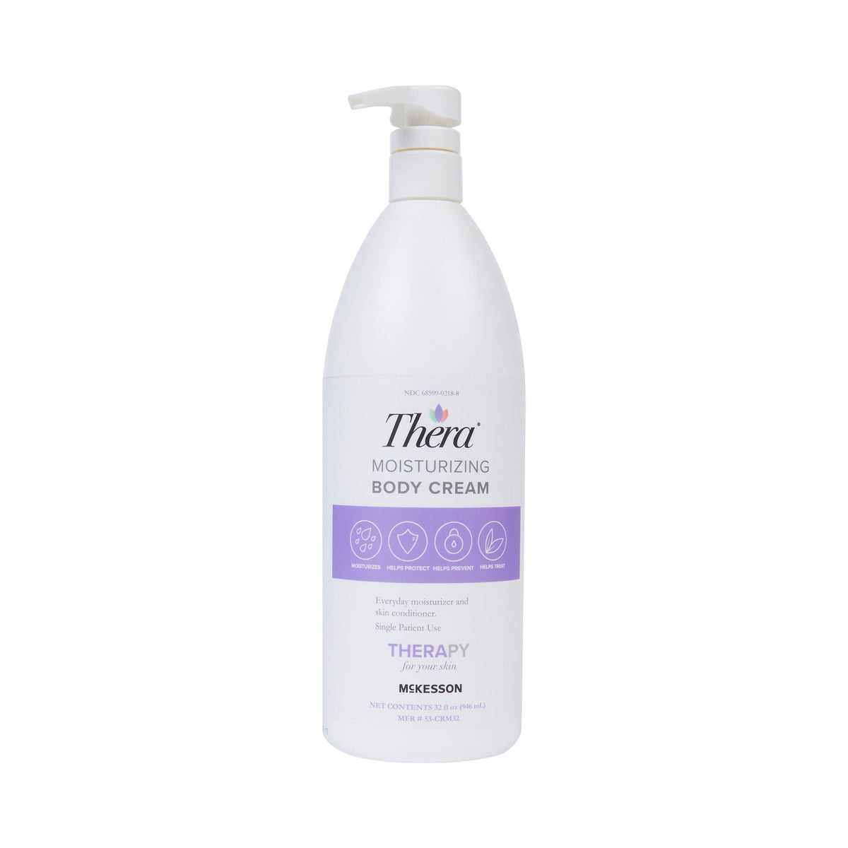 McKesson Thera® Moisturizing Cream Pump, 32-ounce Pump Bottle, 1/BT