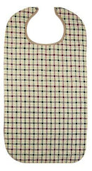 BECK'S CLASSIC QUILTED ADULT BIB, AUTUMN BEIGE PLAID, 18 X 34 INCH, SOLD AS 12/DOZEN BECK'S PTW1834QLTSNP