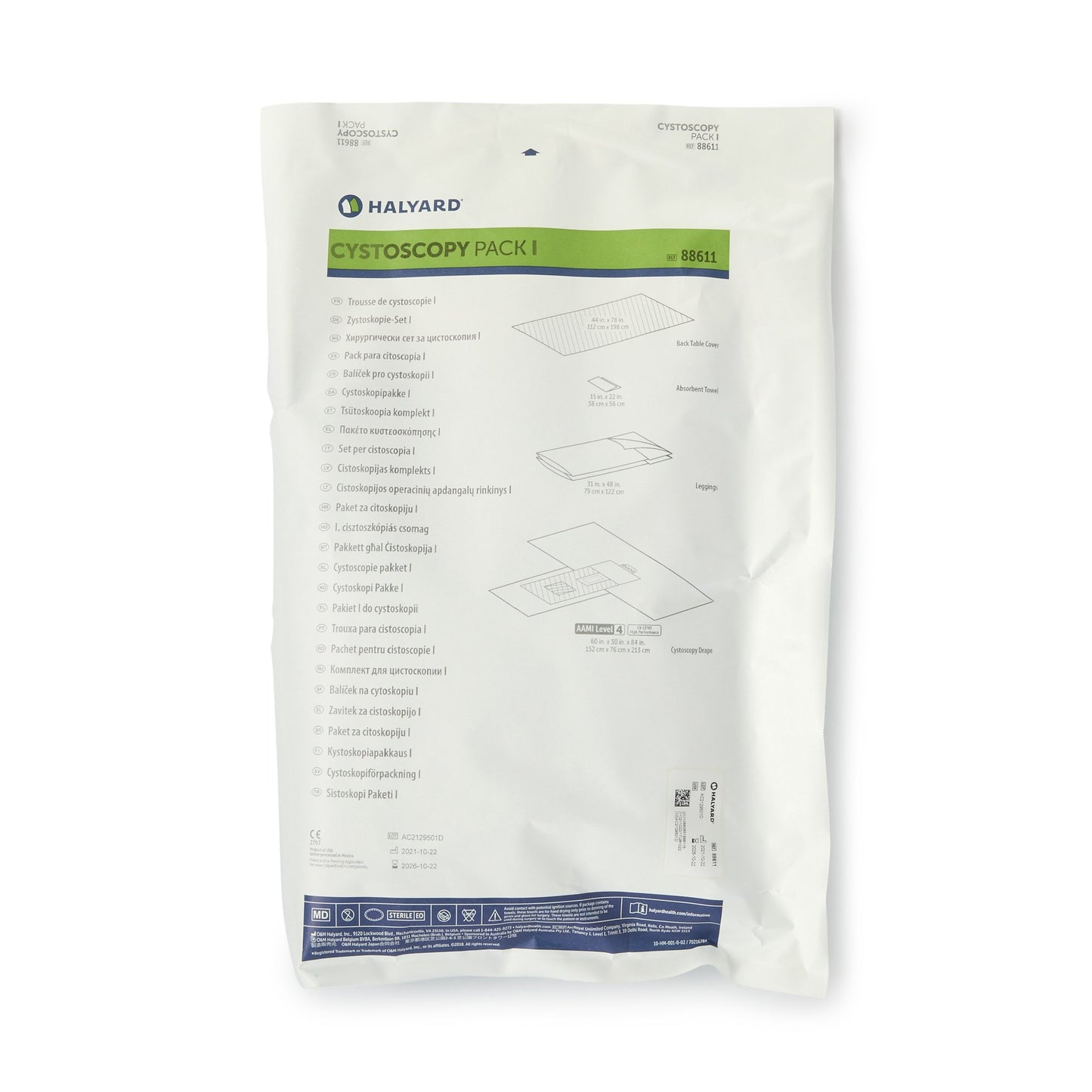 Halyard Urology Drape Pack