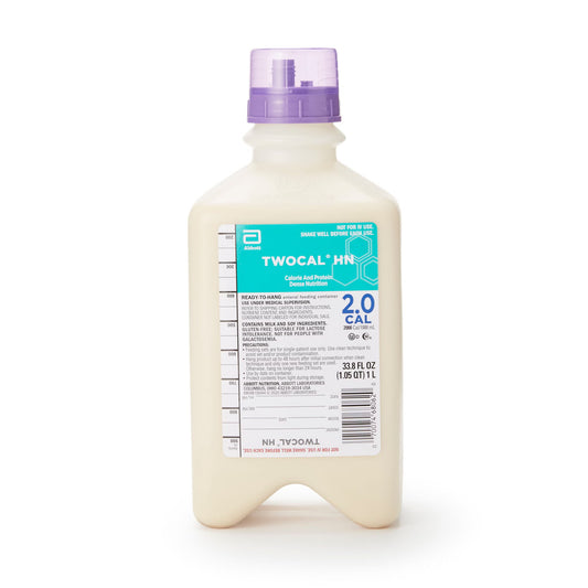 Twocal® Hn Tube Feeding Formula, 1 Liter Ready To Hang Bottle, 8/Cs